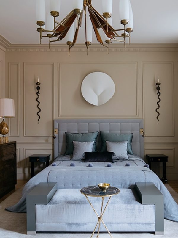 ELLE Décoration Appartement Parisien Architecte d'intérieur Paris Elena Kornilova
